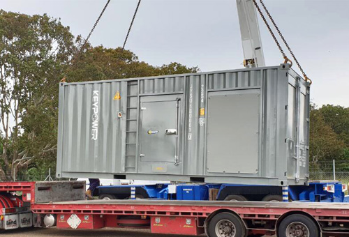 KEYPOWER 900kva Containerised Generator with Cummins Engine for Australian Wide Bay Water Project