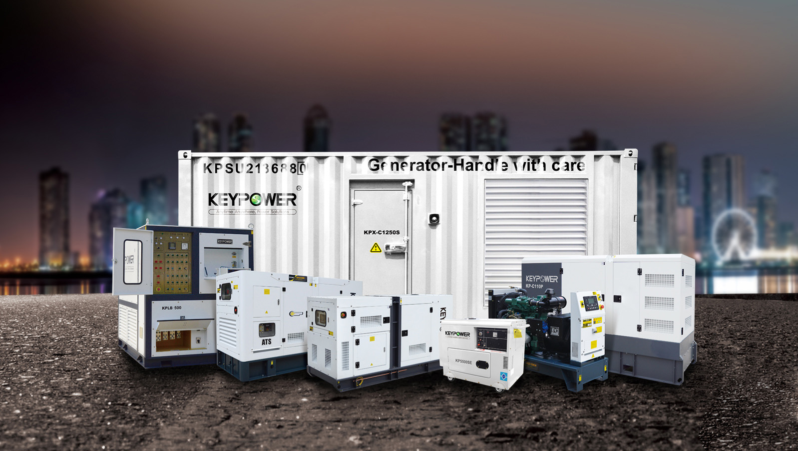 KEYPOWER Diesel Generator 5kVA-3000kVA 