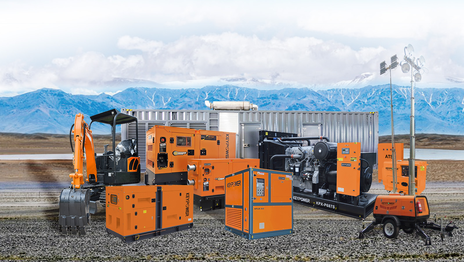 KEYPOWER Diesel Generator 5kVA-5000kVA 