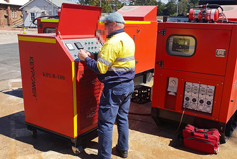 load testing rental generators from 10kw-100kw