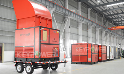 KEYPOWER 1000 kW Resiistive load banks trailer type or rental company